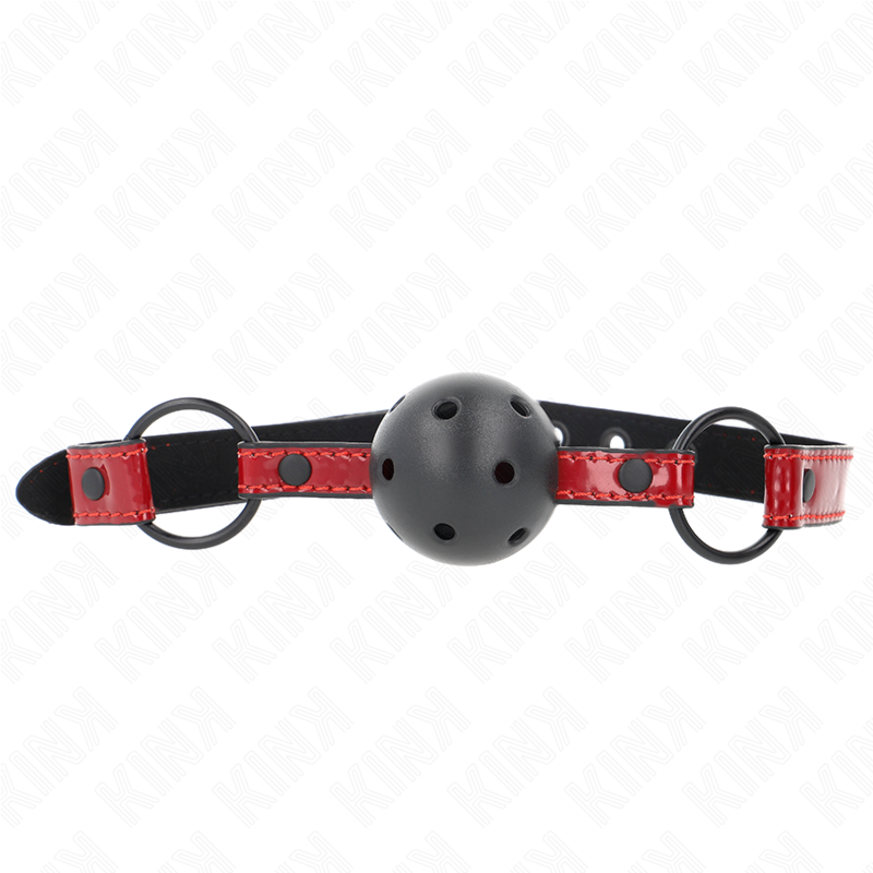 Kink Collar & Gag-Gag Bilă din Leatherette Lucios 4.5 cm - Curea 1 img 189608 242e5897bb585a12ddd737f29c6494b3 1