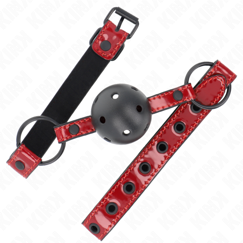Kink Collar & Gag-Gag Bilă din Leatherette Lucios 4.5 cm - Curea 2 img 189612 da4d45d5e70fa720bbe9c246a10dfd4d 1