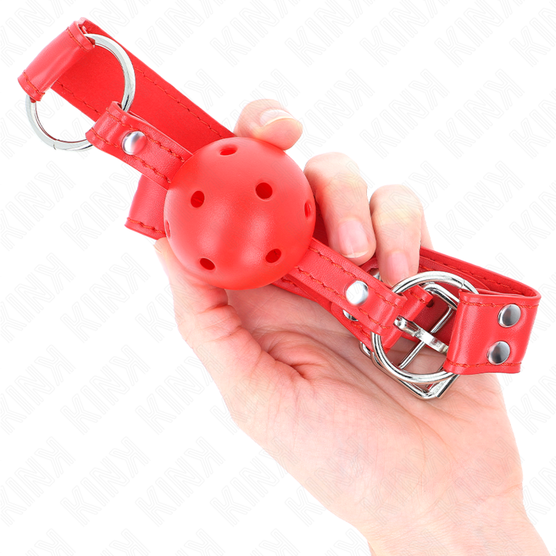 Kink Collar & Gag-Morsă Completă cu Bilă Dură, Goală Roșie 62 X 4 img 189630 272cac0e20fdfbaea371d8ae260cca47 1