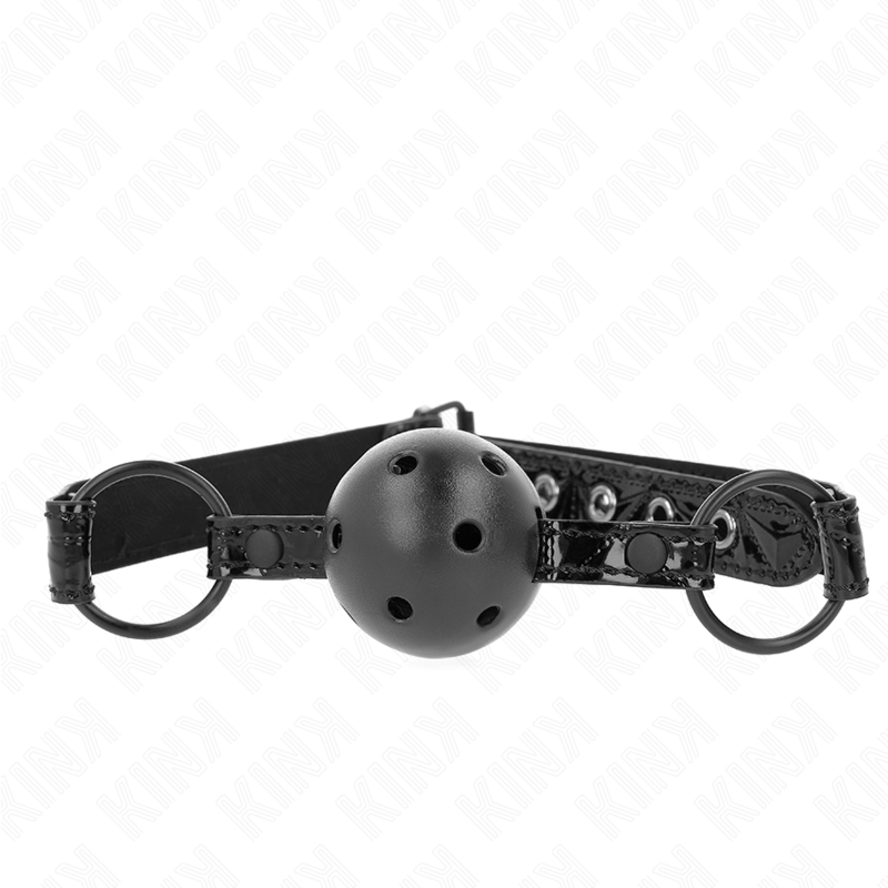 Kink Collar & Gag-Ball Gag cu Model Diamond 4.5 cm, Lungime 1 img 189656 aa34b291f1c03caf253289f00a180d49 1