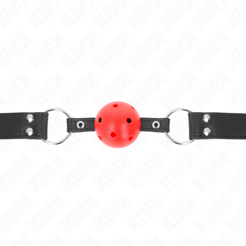 Kink Collar & Gag-Gag Minge Respirabil 4 cm cu Curea din Piele 3 img 189664 c7215fa34cc4a5270689e23638931871 1