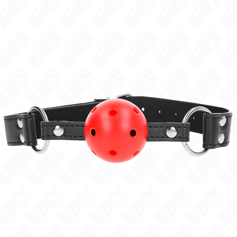 Kink Collar & Gag-Gag Minge Respirabil 4 cm cu Curea din Piele 1 img 189665 4de91991d836df2d37a9947bb620e454 1