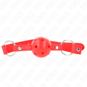 Kink Collar & Gag-Gag cu Minge Respirabilă 4 cm cu Nit Dublu 7 Kink Collar & Gag-Gag cu Minge Respirabilă 4 cm cu Nit Dublu - imagine 3