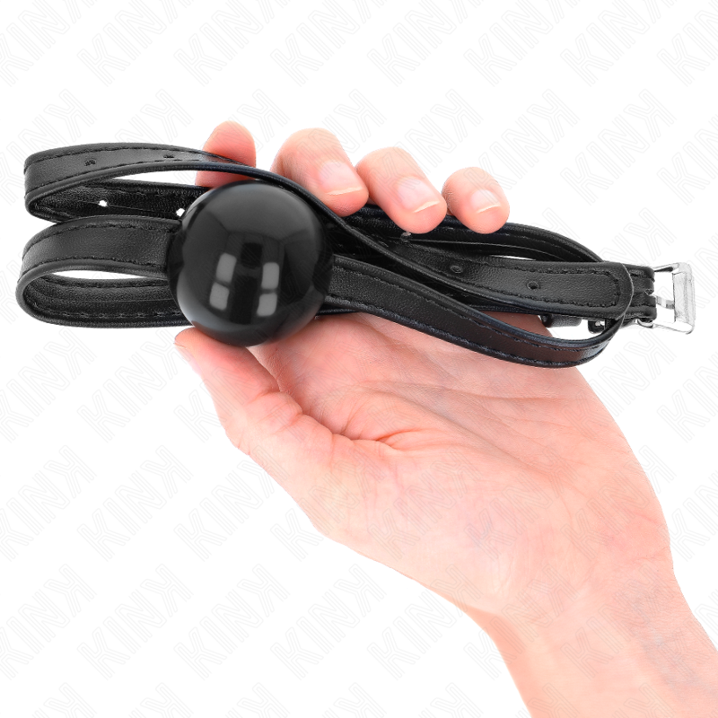 Kink Collar & Gag-Small Simplicity Minge Gag 4 cm cu Curea 60 X 4 img 189681 26f36d725d1e3ded0acc18d5e5f94214 1