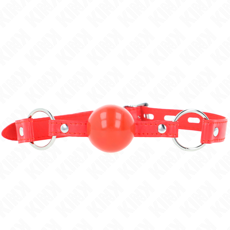 Kink Collar & Gag-Tpe Ball 4 cm Gag cu Roșu Lock 60 X 2 cm 1 img 189689 410f011a1e1ca1b0e2aa3c0254ad9589 1
