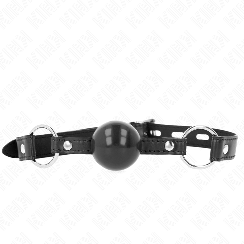 Kink Collar & Gag-Gag cu Bilă Tpe Negru 4 cm, 60 X 2 cm 1 img 189692 c0b2a6fe04f490ecfc7ef0879a81bd85 1