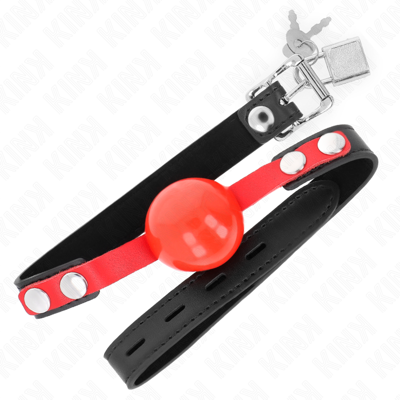 Kink Collar & Gag-Gag cu Bilă Soft Tpe 4 cm, Model 4, 60 X 2 cm 2 img 189715 3ada89e1de13c921146265ca3e49cb9a 1