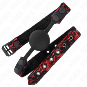 Kink Collar & Gag-Scandal Minge din Silicon 4 cm Gag Model 1 65 - imagine 4
