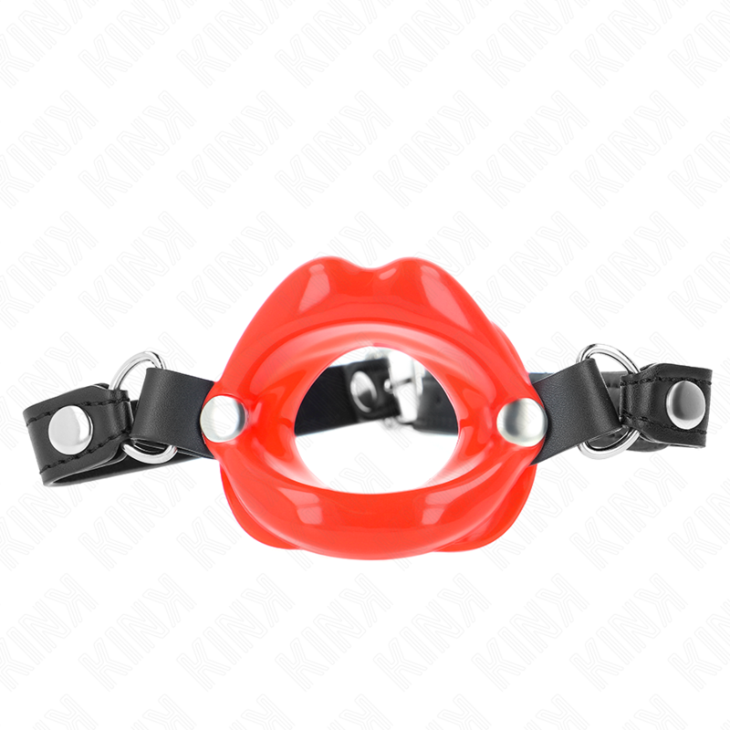 Kink Collar & Gag-Gag Lip 8 cm cu Bretea din Imitatie Piele 1 img 189742 cc05e6f68508c056cdf4b9f19c364dd9 1