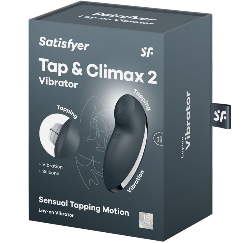 Satisfyer-Tap & Climax 2 Vibrator & Stimulator Grey-Silicon, 10 7 img 189902 1e7ab8aa943d25a2c5f219b91a1e2b39 1