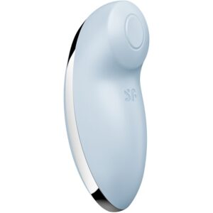 Satisfyer-Tap & Climax 2 Vibrator & Stimulator Albastru-Silicon 12 Satisfyer-Tap & Climax 2 Vibrator & Stimulator Albastru-Silicon - imagine 5