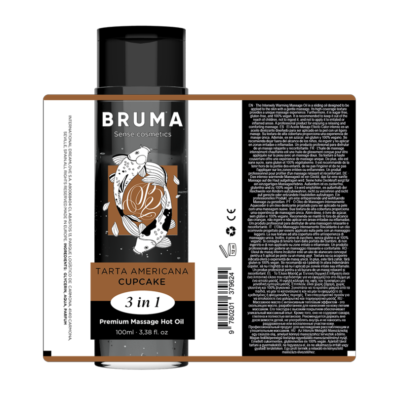 Bruma-Premium Massage Hot Oil Cupcake 3 in 1 - 100 ml 6 img 190102 eba809bbcebc37bc36be7d78ac1b777a 1