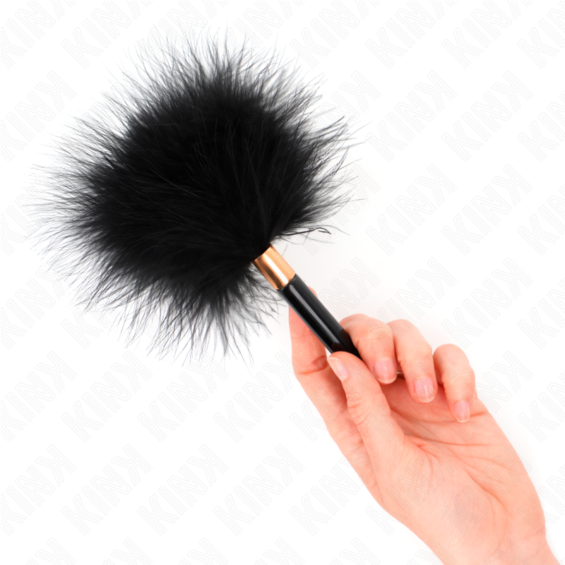 Kink Impact & Touch-Black Gold Metal Tickle Feathers 18 cm 1 img 190220 16fc3a86639e57ba16aa94b3a6b58f5c 1