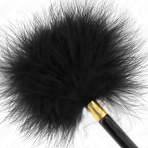 Kink Impact & Touch-Black Gold Metal Tickle Feathers 18 cm 8 Kink Impact & Touch-Black Gold Metal Tickle Feathers 18 cm - imagine 4