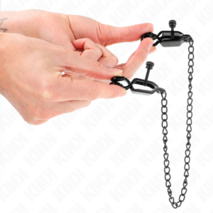 Kink Nipple Grip-Cleme pentru Sfârcuri cu Lanț Plat Negre 30 7 Kink Nipple Grip-Cleme pentru Sfârcuri cu Lanț Plat Negre 30 - imagine 3