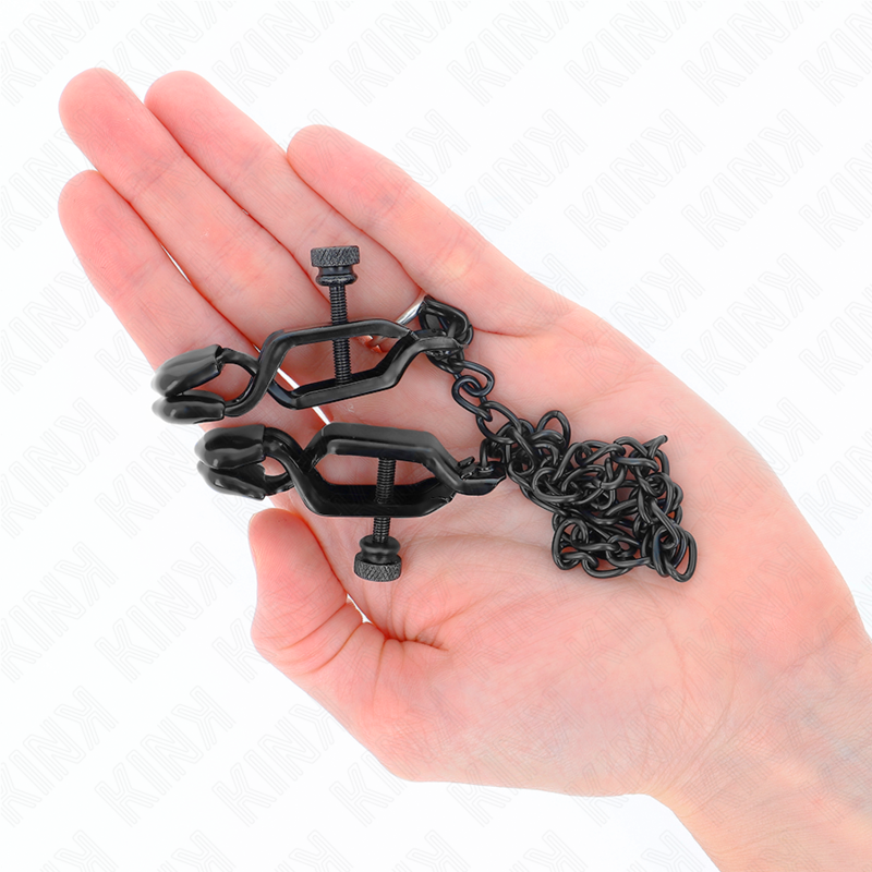 Kink Nipple Grip-Cleme pentru Sfârcuri cu Lanț Plat Negre 30 4 img 190253 06a9aa50a2126231bc994f686e37a96c 1