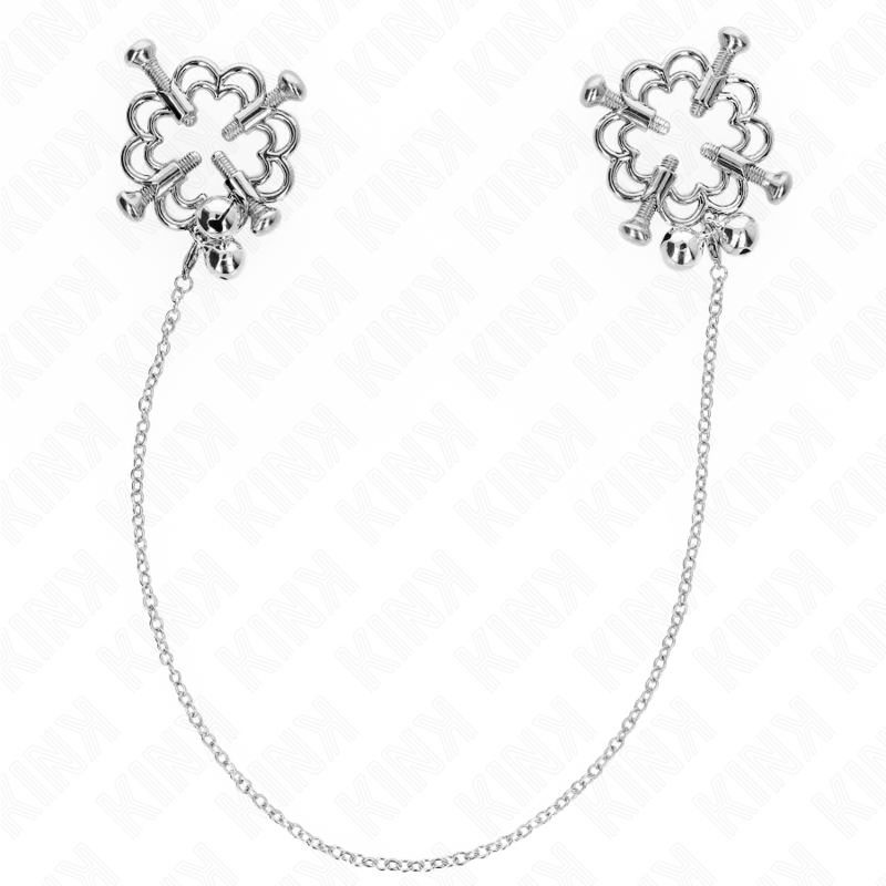 Kink Nipple Grip-Cleme pentru Sfârcuri Floare Metalică cu Lanț 2 img 190254 521574badaabfed45cfcb341b0b24dee 1