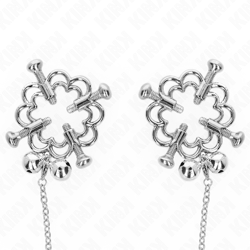 Kink Nipple Grip-Cleme pentru Sfârcuri Floare Metalică cu Lanț 4 img 190255 0a97ea190ef2a2cc4e7453a9857d0b3f 1