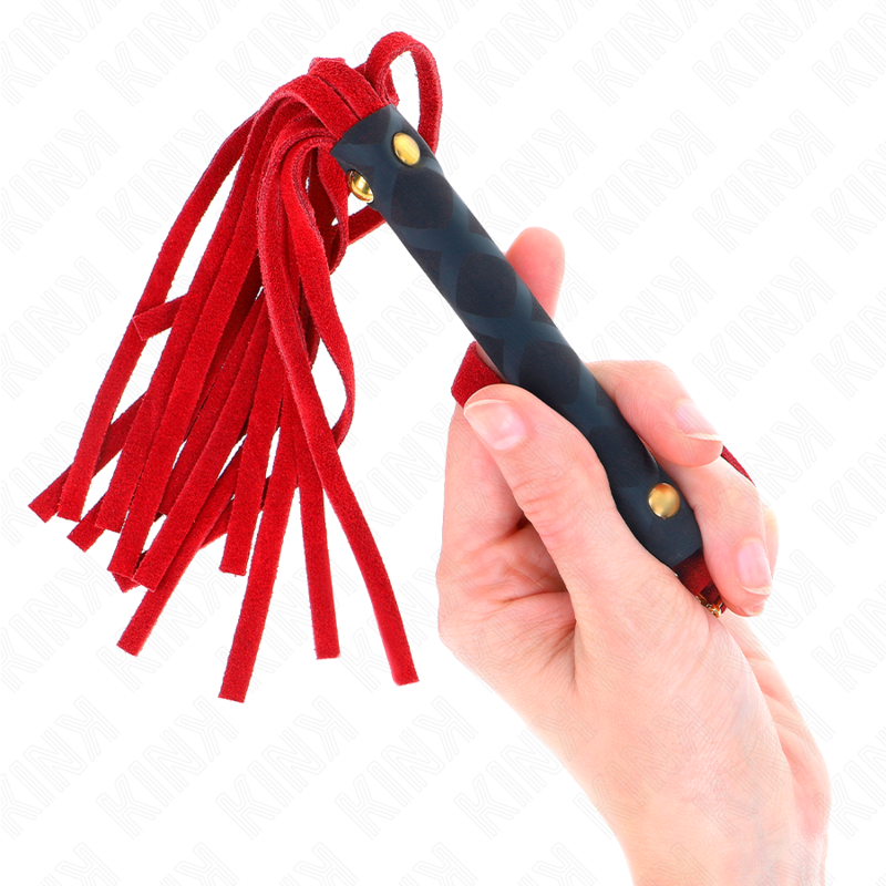 Kink Impact & Touch-Mini Bici din Piele Întoarsă Roșie 30 cm