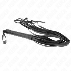 Kink Impact & Touch-Bici Negru cu Mâner Scurt și Coadă Lungă 70 cm 7 Kink Impact & Touch-Bici Negru cu Mâner Scurt și Coadă Lungă 70 cm - imagine 2