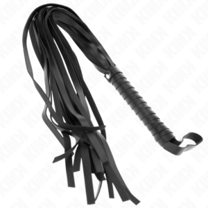 Kink Impact & Touch-Bici Negru cu Mâner Scurt și Coadă Lungă 70 cm 8 Kink Impact & Touch-Bici Negru cu Mâner Scurt și Coadă Lungă 70 cm - imagine 3