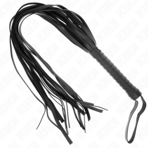 Kink Impact & Touch-Bici Negru cu Mâner Scurt și Coadă Lungă 70 cm 9 Kink Impact & Touch-Bici Negru cu Mâner Scurt și Coadă Lungă 70 cm - imagine 4