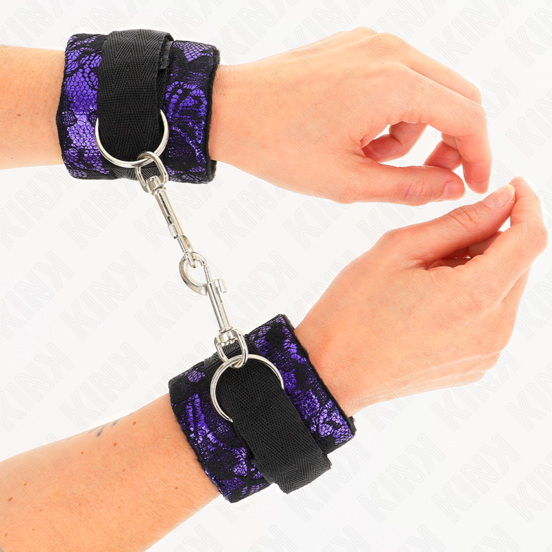 Kink Wrist Restraint-Manșete Scurte Dantelă Catifea și Legare 1 img 190497 ac626343d6e54fd40fde96e1be0b900f 1