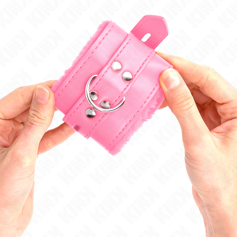 Kink Wrist Restraint-Cătușe pentru Încheieturi Căptușite cu-Roz 4 img 190501 98d17f63119250dac4e4933ab992399e 1