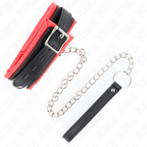 Kink Collar & Gag-Colier Masiv cu Curea 65 cm Model 3 Reglabil - imagine 5