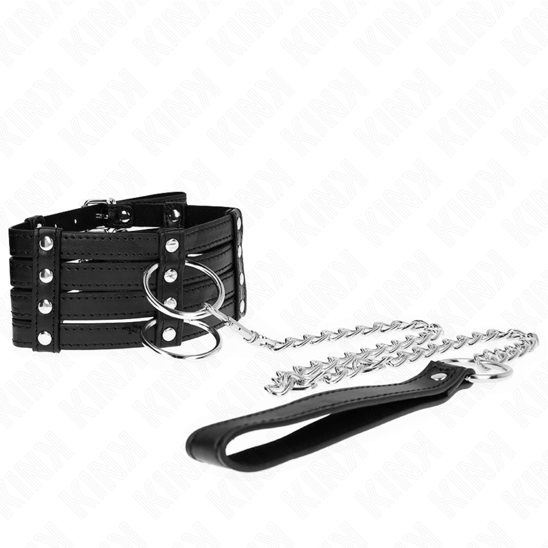 Kink Collar & Gag-Colier cu Centură 65 cm Sub Style Reglabil 2 img 190807 5597ed4ef613399fb0a393173e2a0338 1