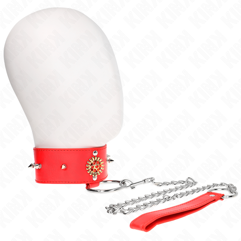 Kink Collar & Gag-Colier Red Diamond cu Curea 65 cm Reglabil 1 img 190814 ddaa23decddefdcdb2246f903e6cbae2 1