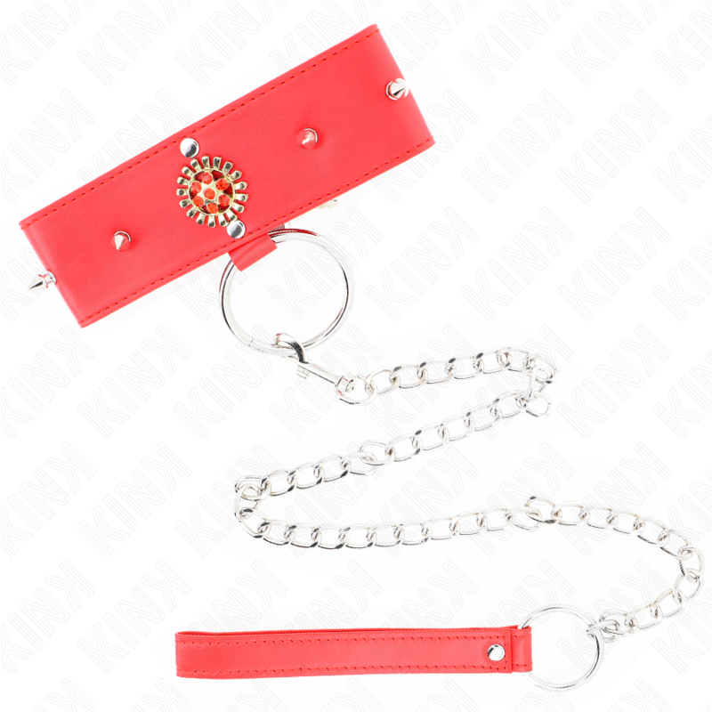 Kink Collar & Gag-Colier Red Diamond cu Curea 65 cm Reglabil 2 img 190816 4a7f10ae9aa465b1ae7a35b35364c480 1