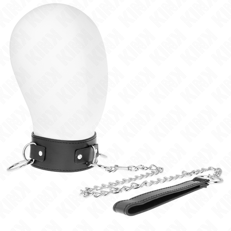 Kink Collar & Gag-Colier cu Lesă 65 cm 3 Inele Model 2 Reglabil 1 img 190841 5fa979fd14c8c55d4dc714083b4724d9 1