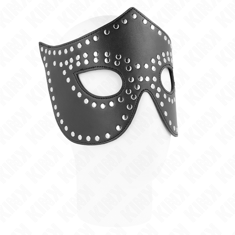 Kink Masked Allure-Mască din Imitație de Piele cu Nituri Model 2 1 Kink Masked Allure-Mască din Imitație de Piele cu Nituri Model 2 · Bondage & Catuse