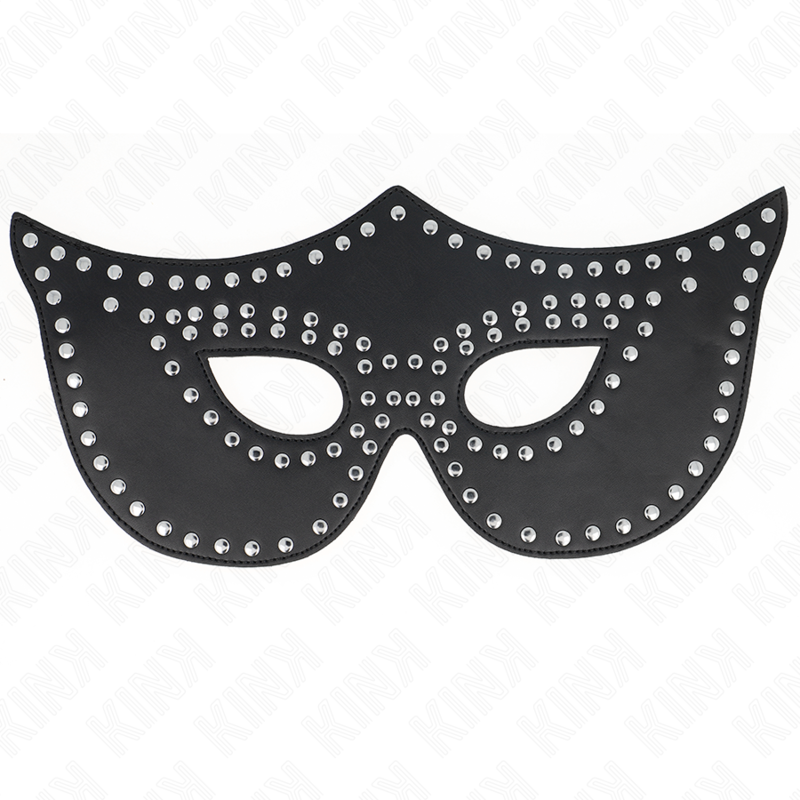 Kink Masked Allure-Mască din Imitație de Piele cu Nituri Model 2 2 Kink Masked Allure-Mască din Imitație de Piele cu Nituri Model 2 · Bondage & Catuse (imaginea 2)