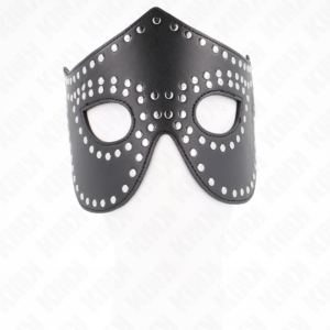 Kink Masked Allure-Mască din Imitație de Piele cu Nituri Model 2 6 Kink Masked Allure-Mască din Imitație de Piele cu Nituri Model 2 · Bondage & Catuse (imaginea 3)