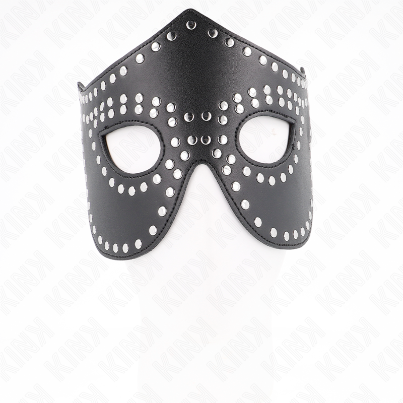 Kink Masked Allure-Mască din Imitație de Piele cu Nituri Model 2 3 Kink Masked Allure-Mască din Imitație de Piele cu Nituri Model 2 · Bondage & Catuse (imaginea 3)