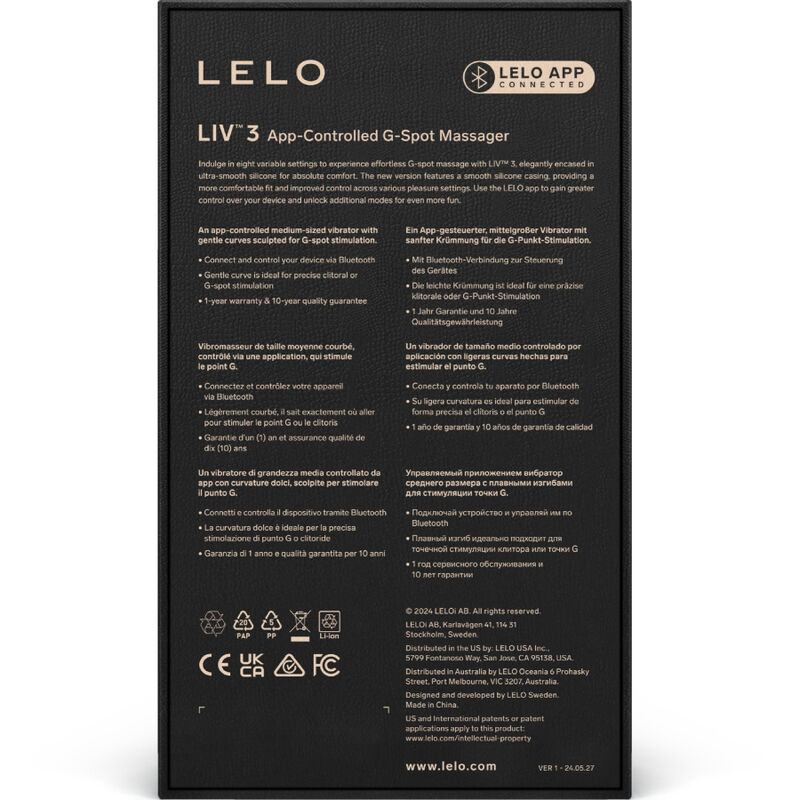 Lelo-Liv™ 3 Stimulator G-spot Albastru-Silicon, App 4 img 191045 70dd899dfeb2c249b45a6f998c87cff7 1