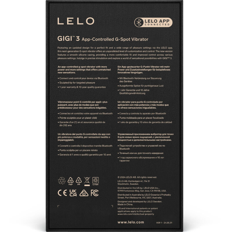 Lelo-Gigi™ 3 Vibrator G-spot Roz-Silicon, App 4 img 191049 98707cf862c89ce01a366581bbc89a92 1
