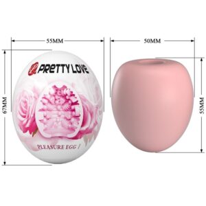 Bodies & Masturbators-Masturbator Masculin Egg Roz-TPR, Waterproof - imagine 8