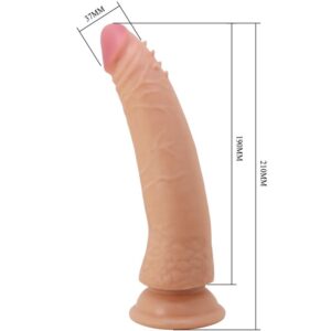 Dildos-Kable Super Realistic Dildo 21 cm Flesh Model 2-TPR 15 Dildos-Kable Super Realistic Dildo 21 cm Flesh Model 2-TPR - imagine 7