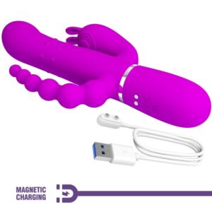 High Tech-Cammy Triple Vibrator Multifuncțional 4 in 1-Roz 15 High Tech-Cammy Triple Vibrator Multifuncțional 4 in 1-Roz - imagine 5