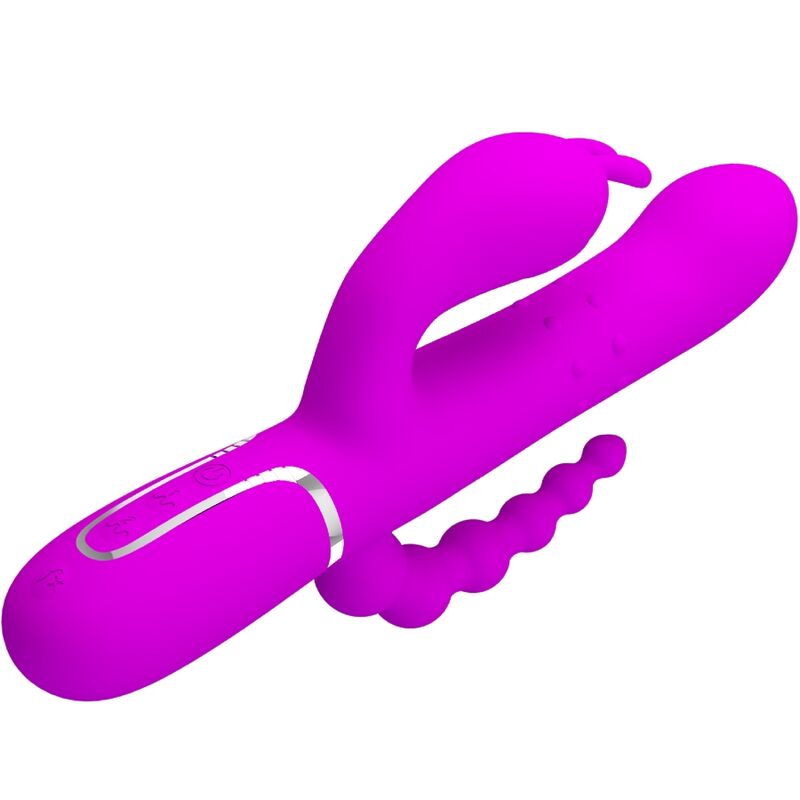 High Tech-Cammy Triple Vibrator Multifuncțional 4 in 1-Roz 7 img 191324 032664870bafcfa35ece03e0c566ac34 1