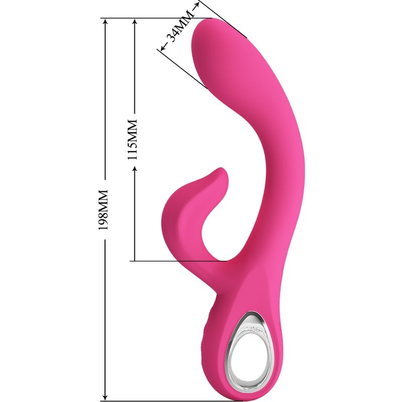 High Tech-Fritz Rabbit Vibrator 12 Vibrații Roz-Silicon, 12 Trepte 8 img 191608 bcf803211ece355837dc0808c904069a 1