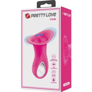 High Tech-Clyde Vibrator Oral cu Limbă Vibrantă, 12 Vibrații - imagine 3