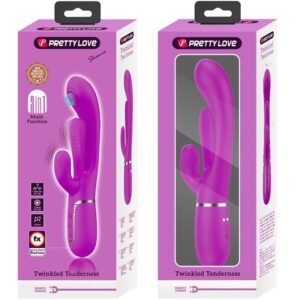 High Tech-Shania Triplu Rabbit Vibrator Multifuncțional - imagine 6