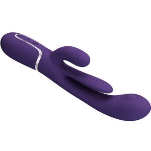 High Tech-Shania Triplu Vibrator cu Iepuraș Multifuncțional - imagine 6