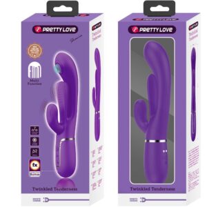High Tech-Shania Triplu Vibrator cu Iepuraș Multifuncțional - imagine 7