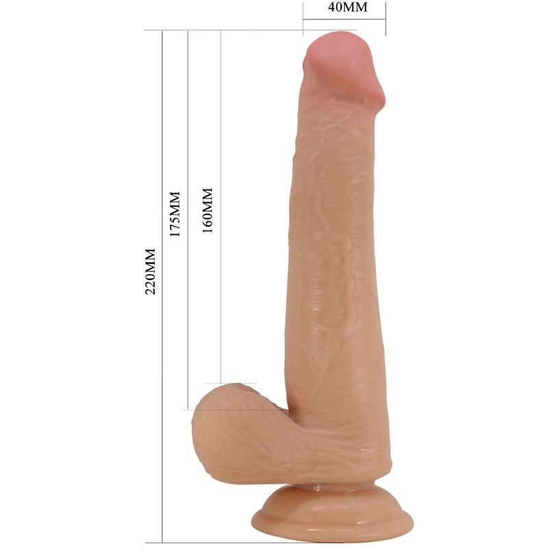 Dildos-Tallen Dildo Realist 22 cm Flesh-TPR, Waterproof, Ventuza 2 img 191810 e0d5646fd332688de1eed286cc6ea8fd 1