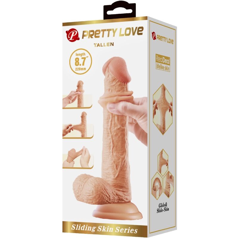 Dildos-Tallen Dildo Realist 22 cm Flesh-TPR, Waterproof, Ventuza 6 img 191815 4233905a1ab98cce5be8a3e9e0fd8d08 1